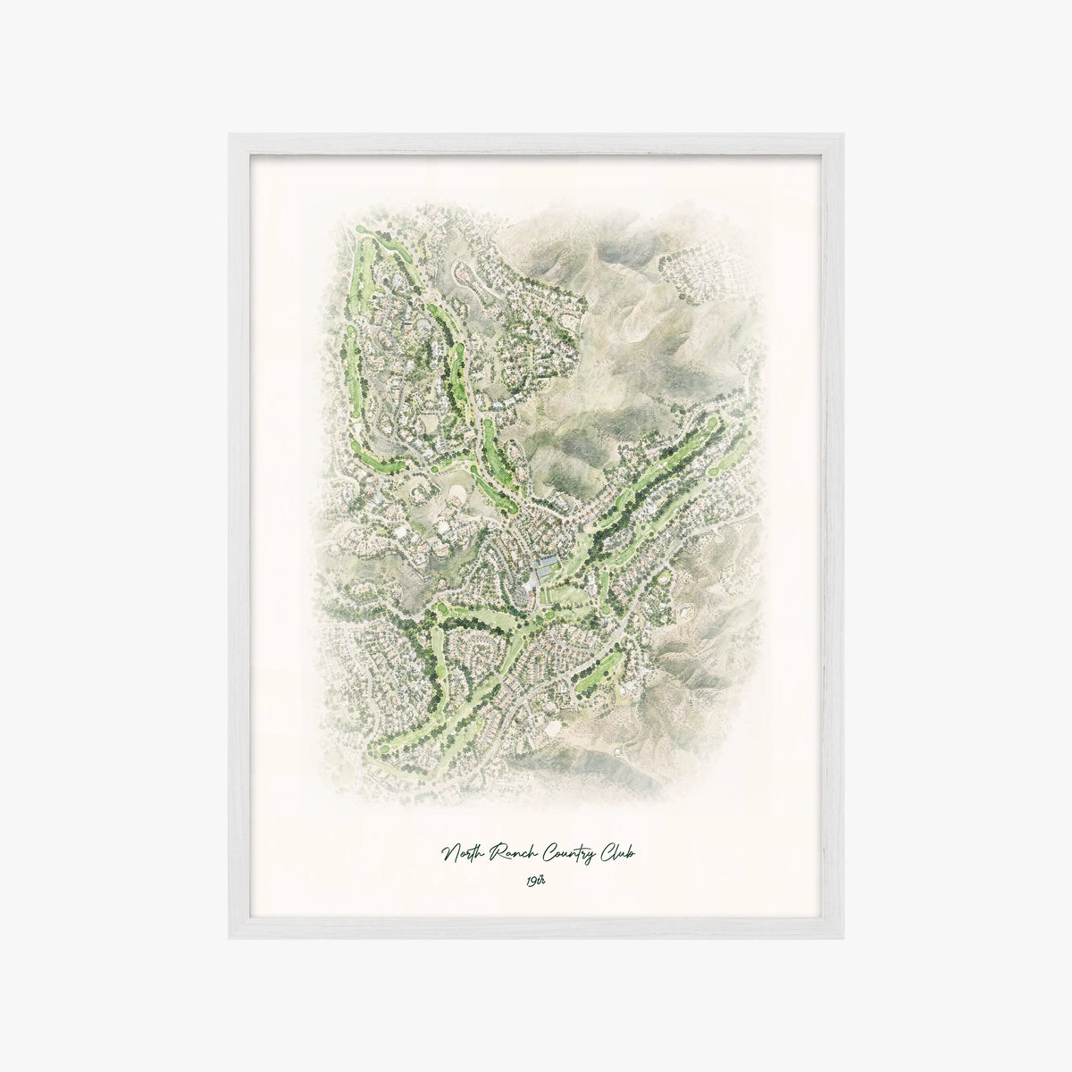 North Ranch Country Club white frame