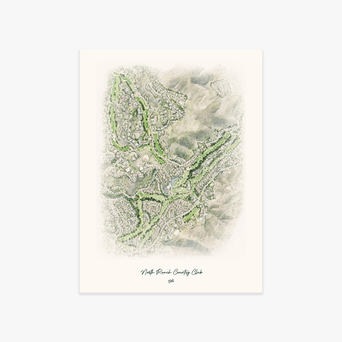 North Ranch Country Club printed artwork