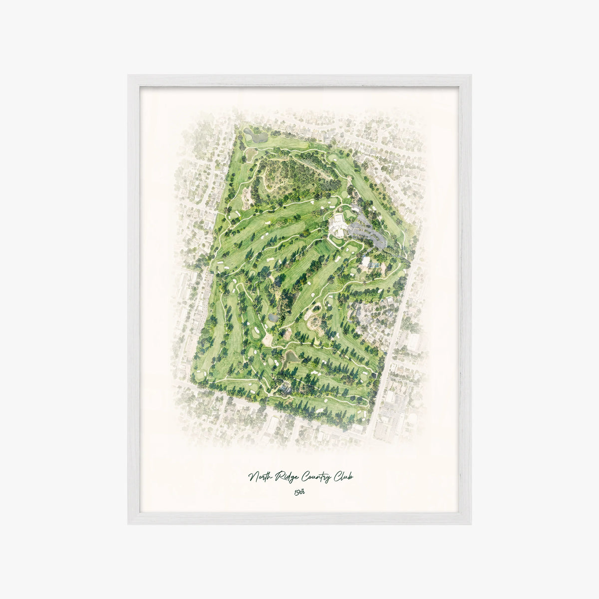 North Ridge Country Club white frame