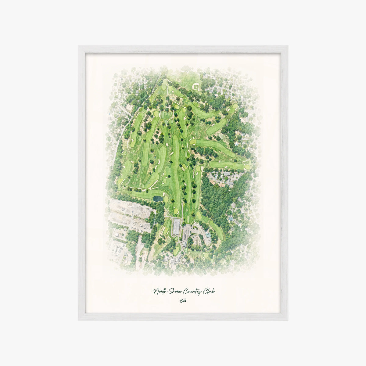 North Shore Country Club white frame