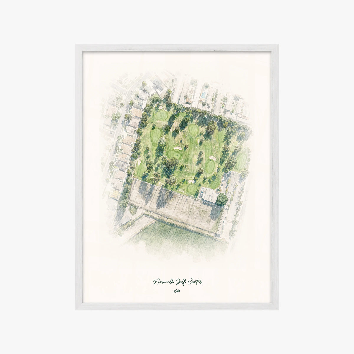 Norwalk Golf Center white frame