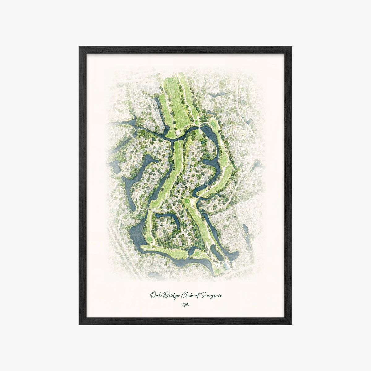 Oak Bridge Club at Sawgrass black frame