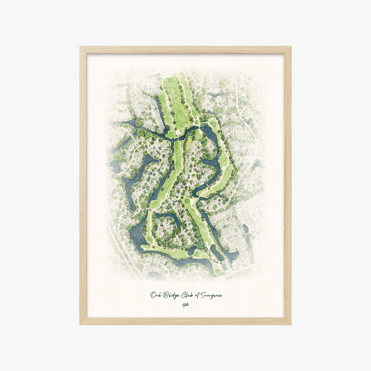 Oak Bridge Club at Sawgrass wood frame