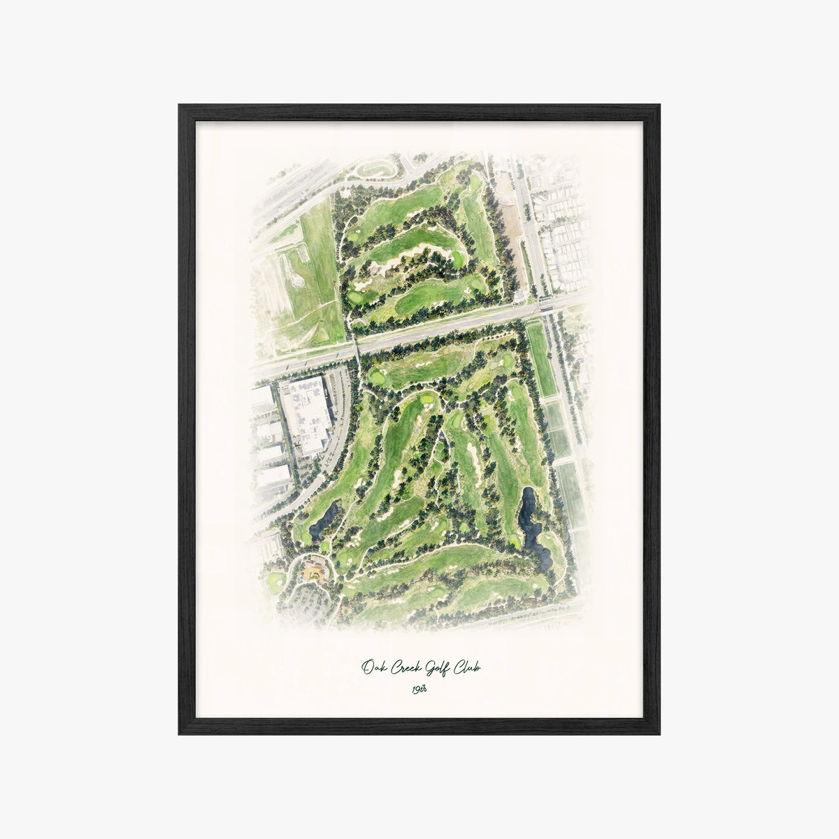 Oak Creek Golf Club black frame