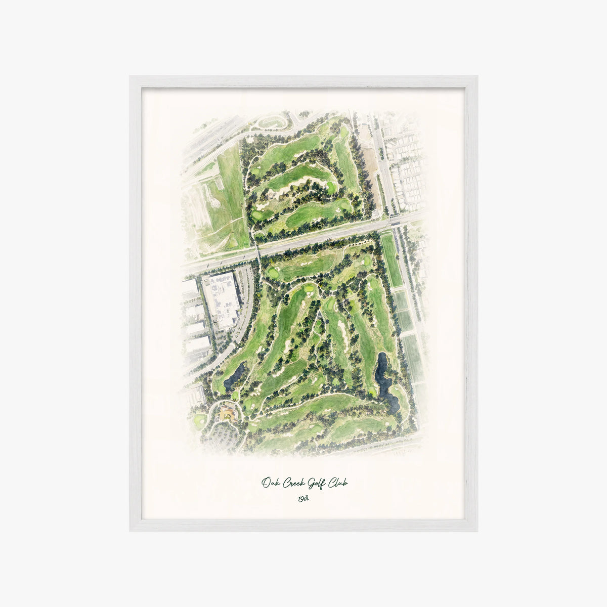 Oak Creek Golf Club white frame