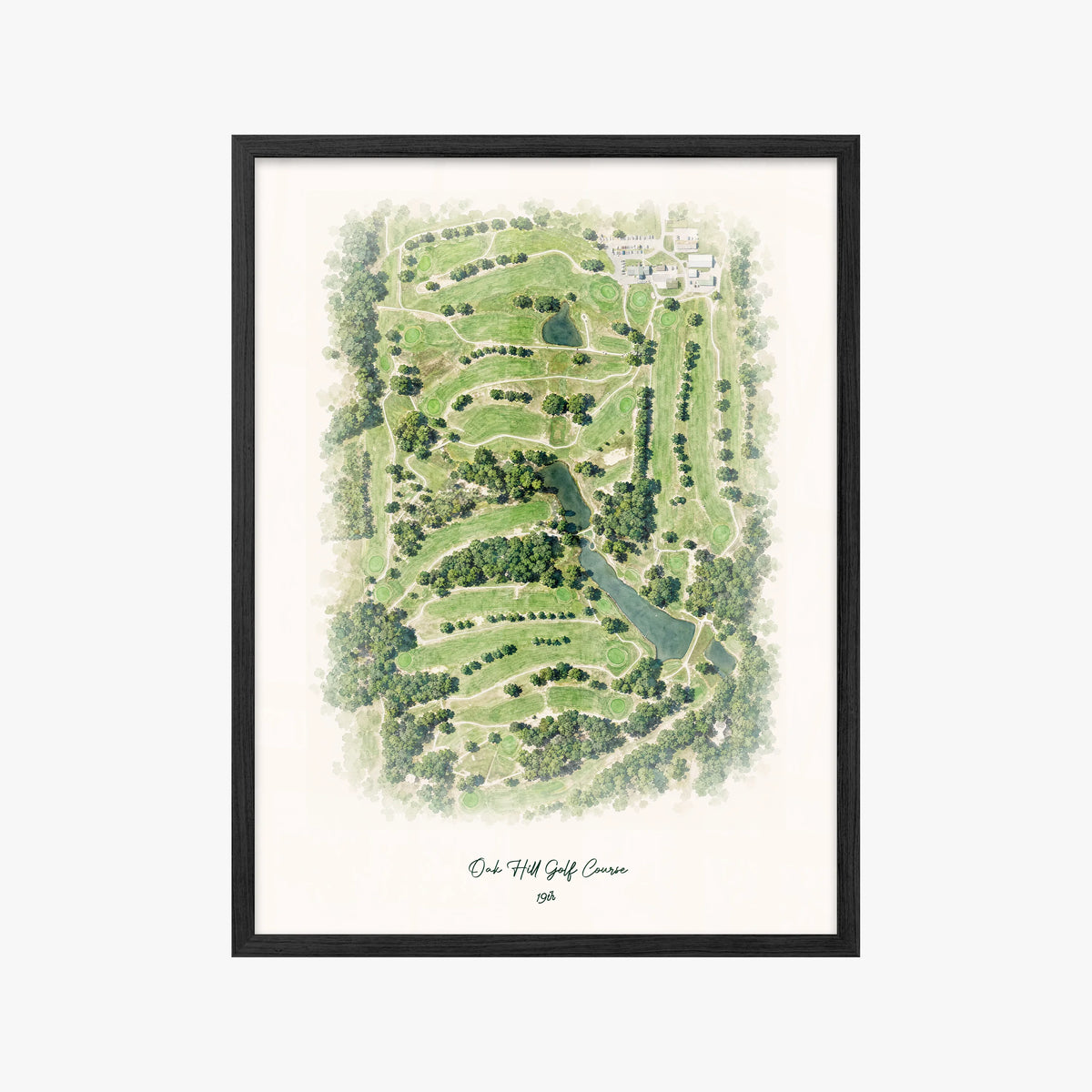 Oak Hill Golf Course black frame