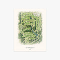 Oak Hill Golf Course printed artwork