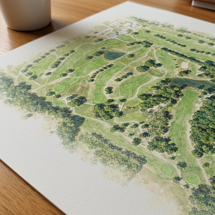 Oak Hill Golf Course mockup 4