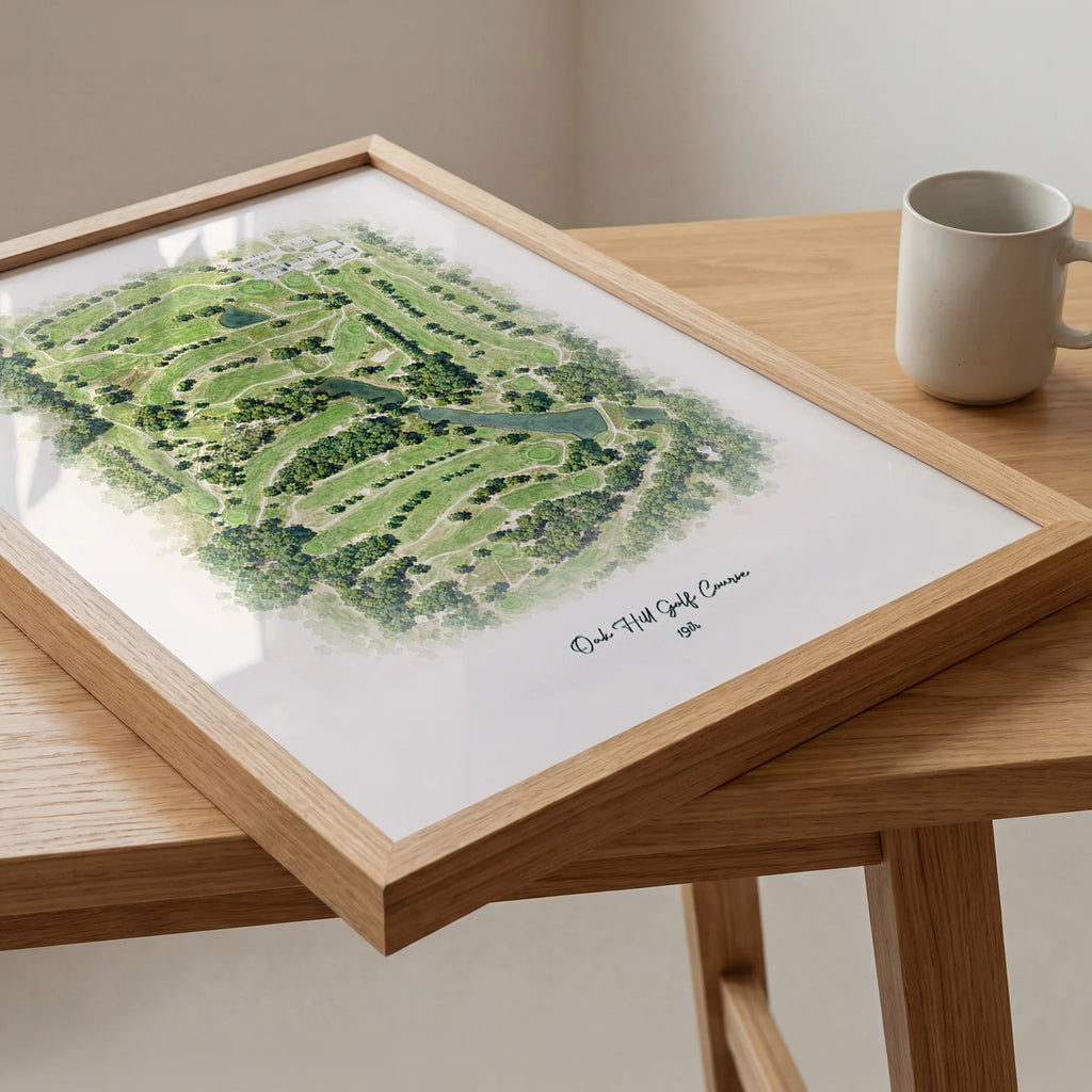 Oak Hill Golf Course mockup 7