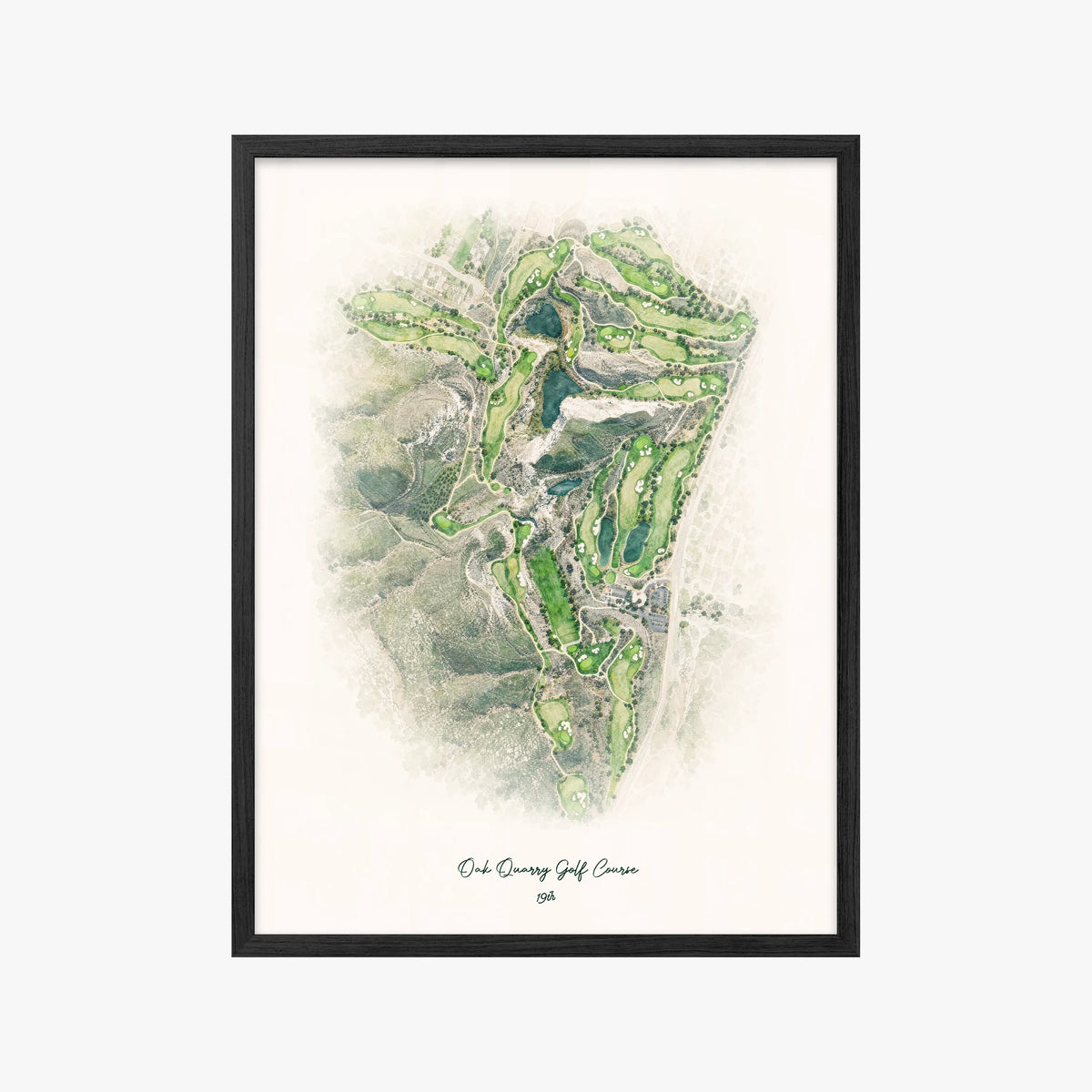 Oak Quarry Golf Course black frame