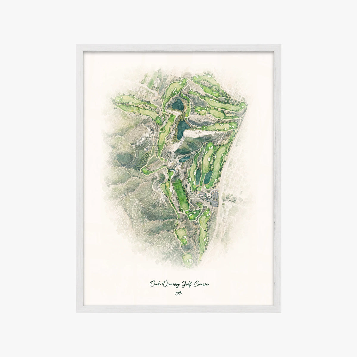 Oak Quarry Golf Course white frame