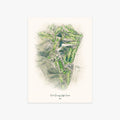 Oak Quarry Golf Course printed artwork