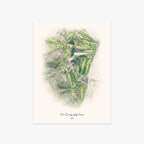 Oak Quarry Golf Course printed artwork