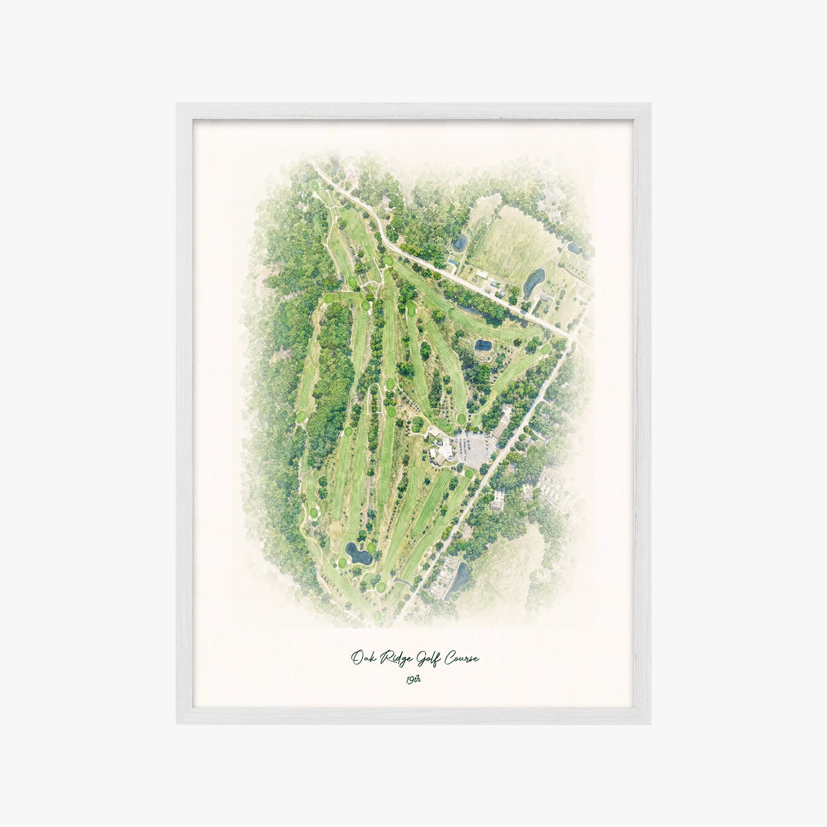 Oak Ridge Golf Course white frame