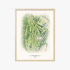Oak Ridge Golf Course wood frame