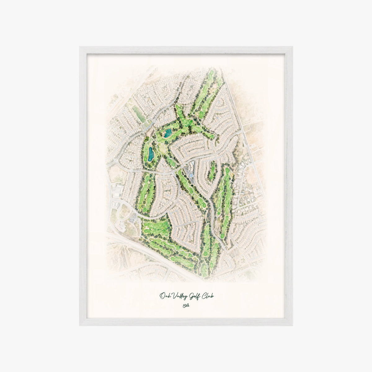 Oak Valley Golf Club white frame