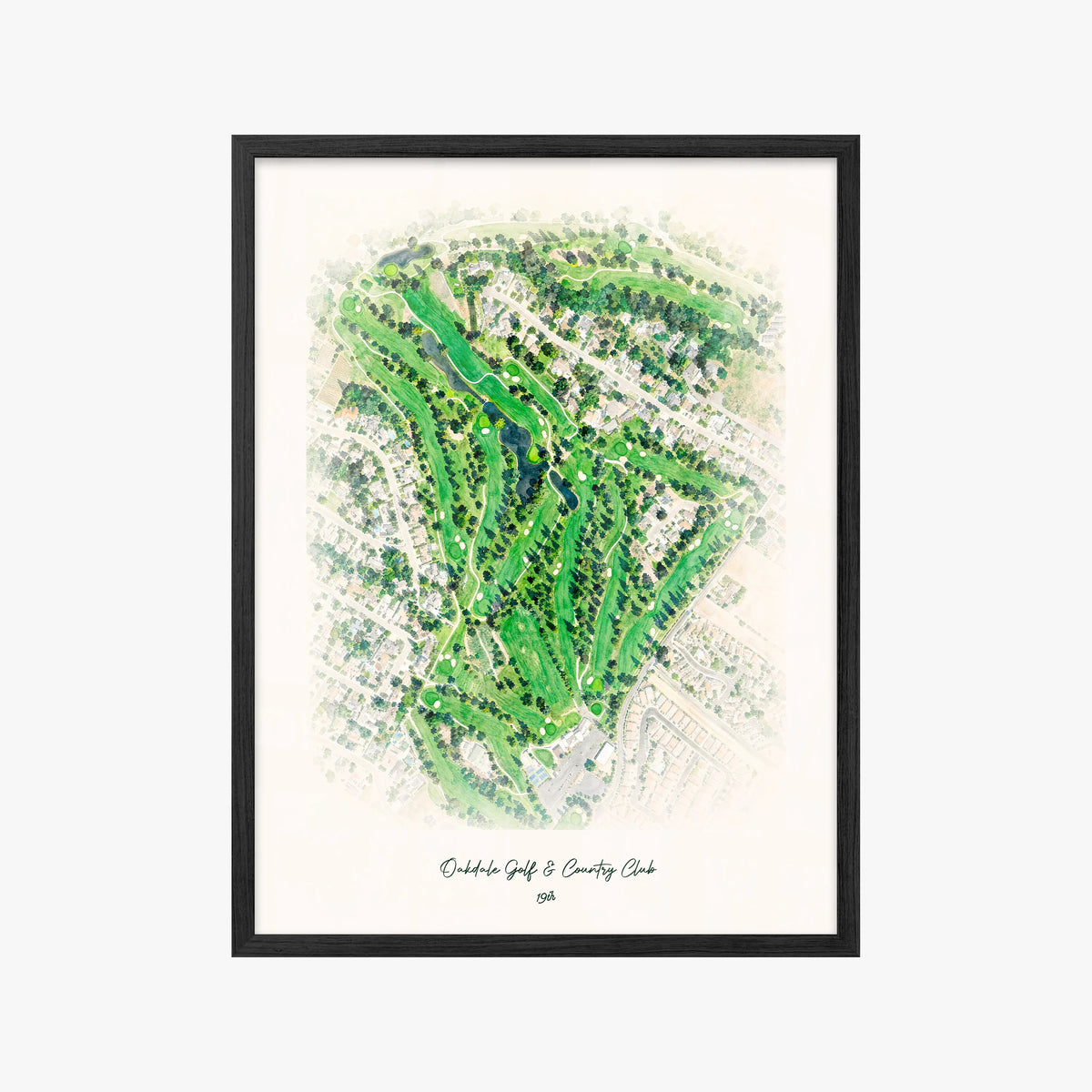 Oakdale Golf & Country Club black frame