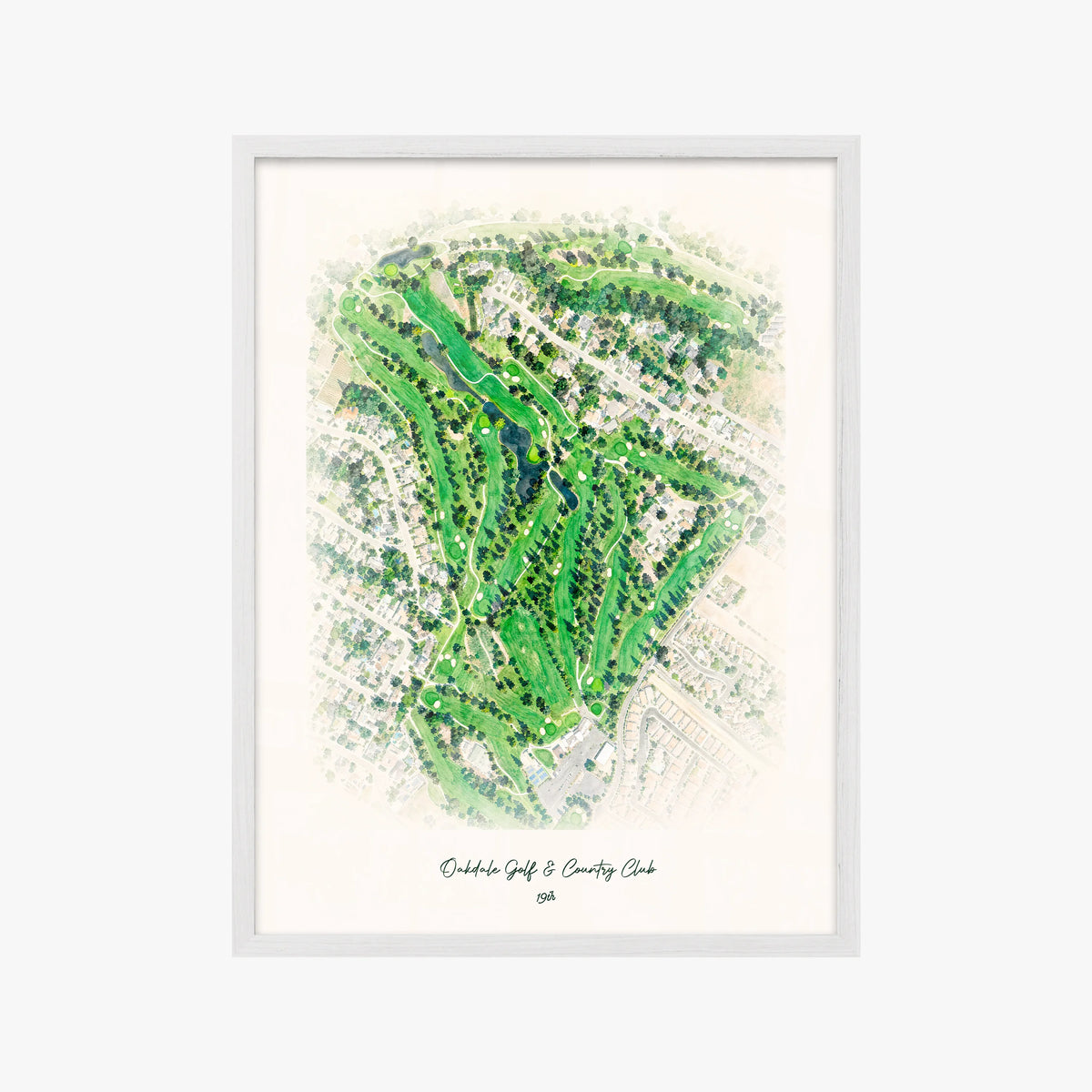Oakdale Golf & Country Club white frame