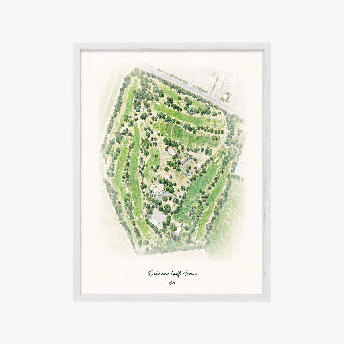 Oakmoore Golf Course white frame