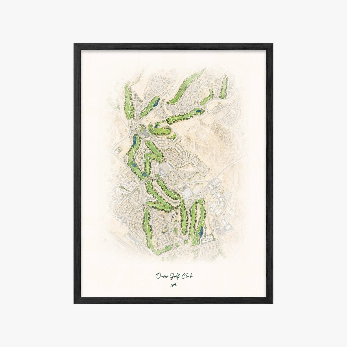 Oasis Golf Club black frame