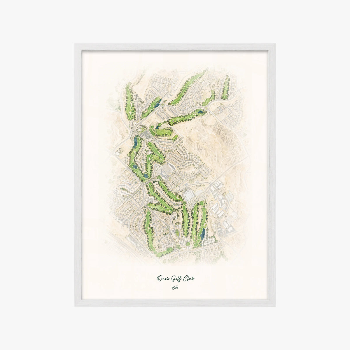 Oasis Golf Club white frame