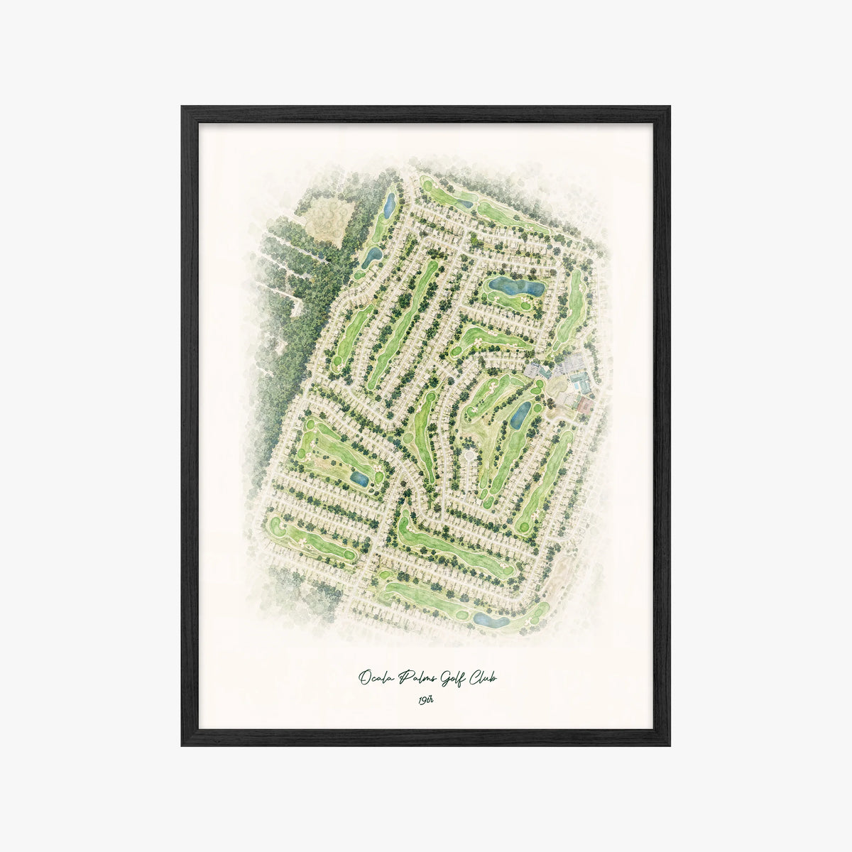 Ocala Palms Golf Club black frame