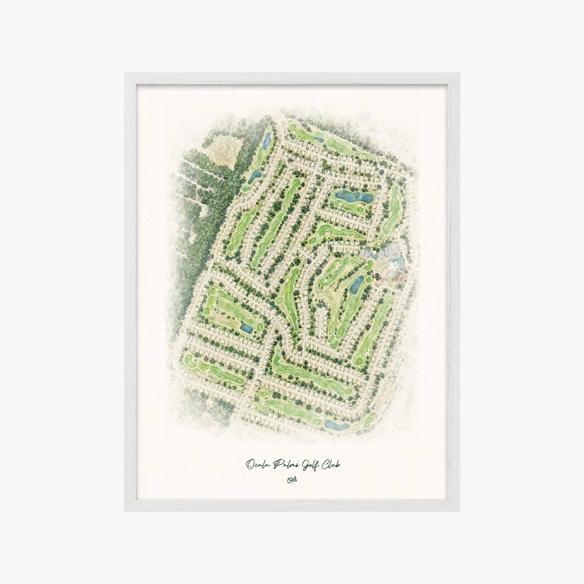 Ocala Palms Golf Club white frame