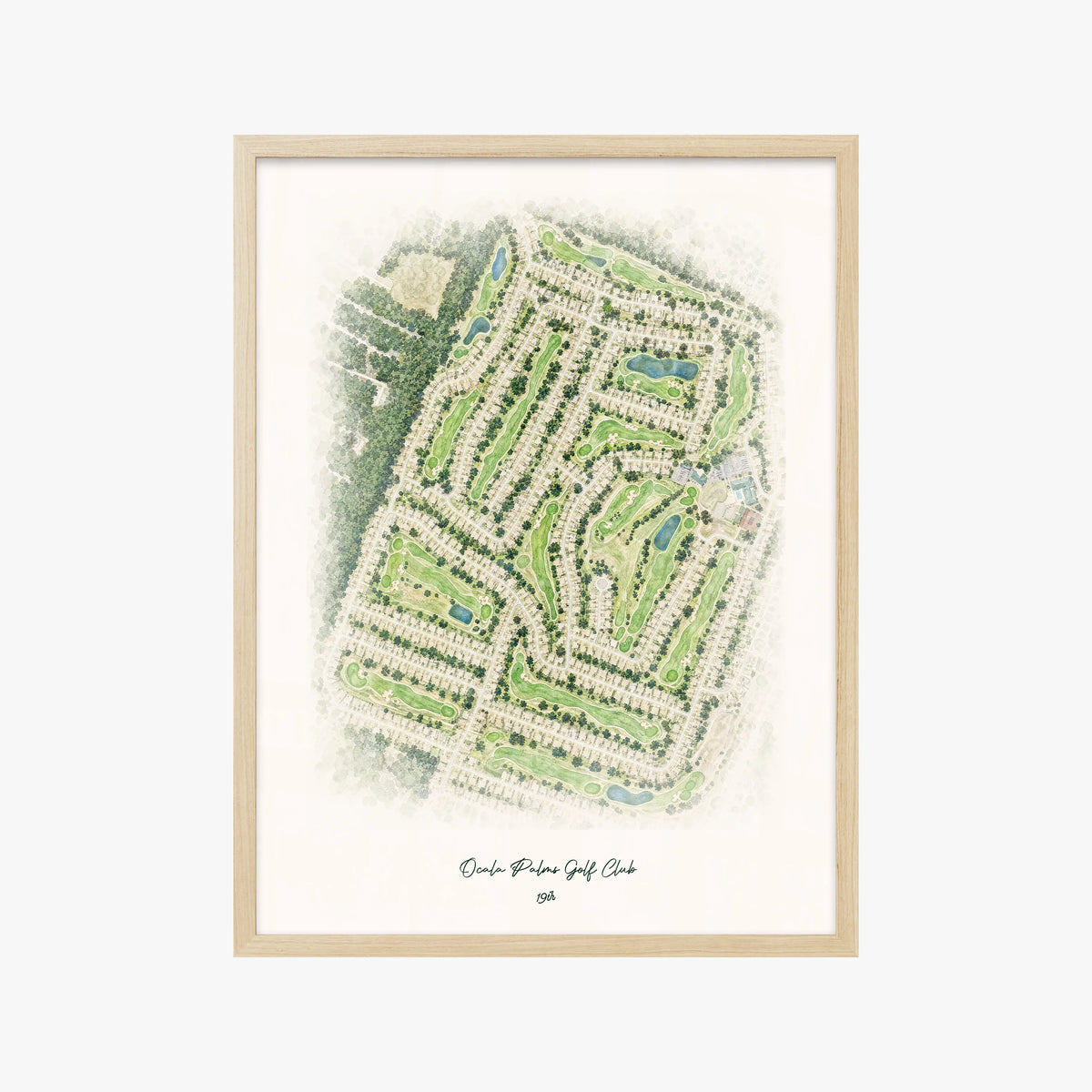 Ocala Palms Golf Club wood frame
