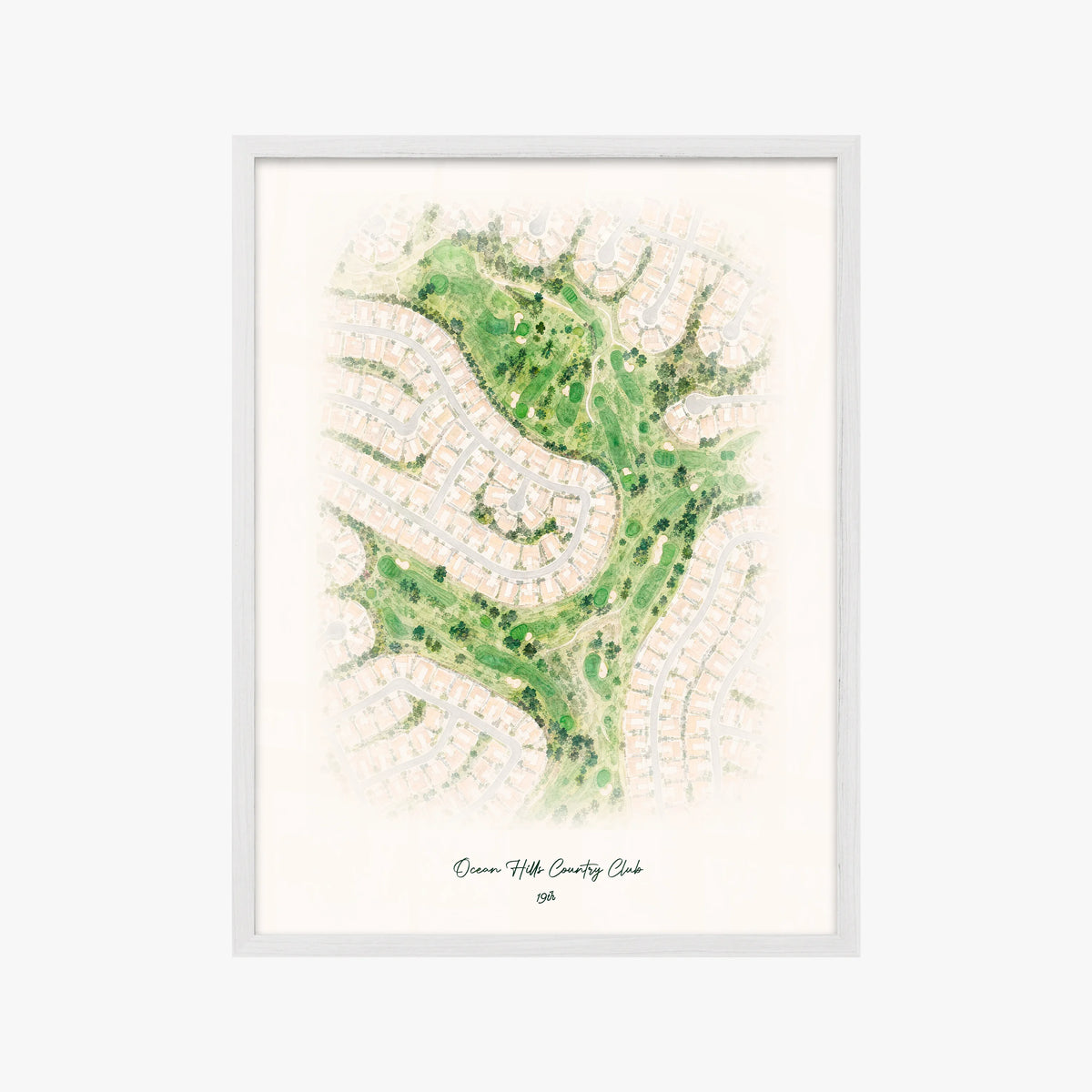 Ocean Hills Country Club white frame