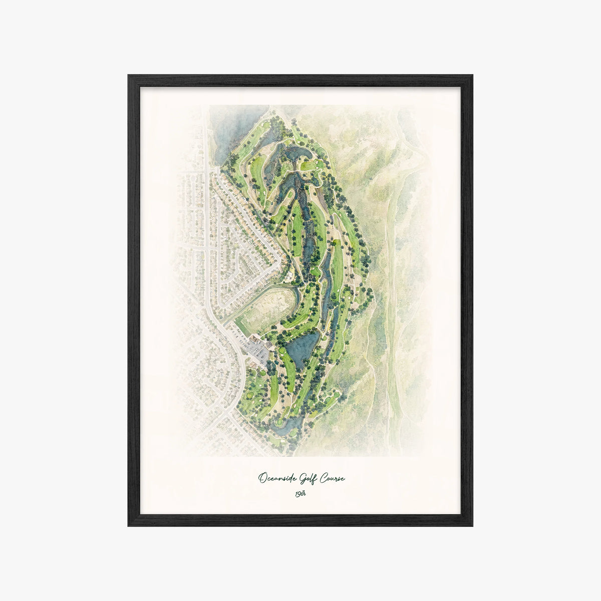 Oceanside Golf Course black frame