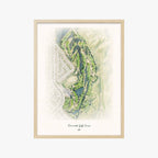 Oceanside Golf Course wood frame