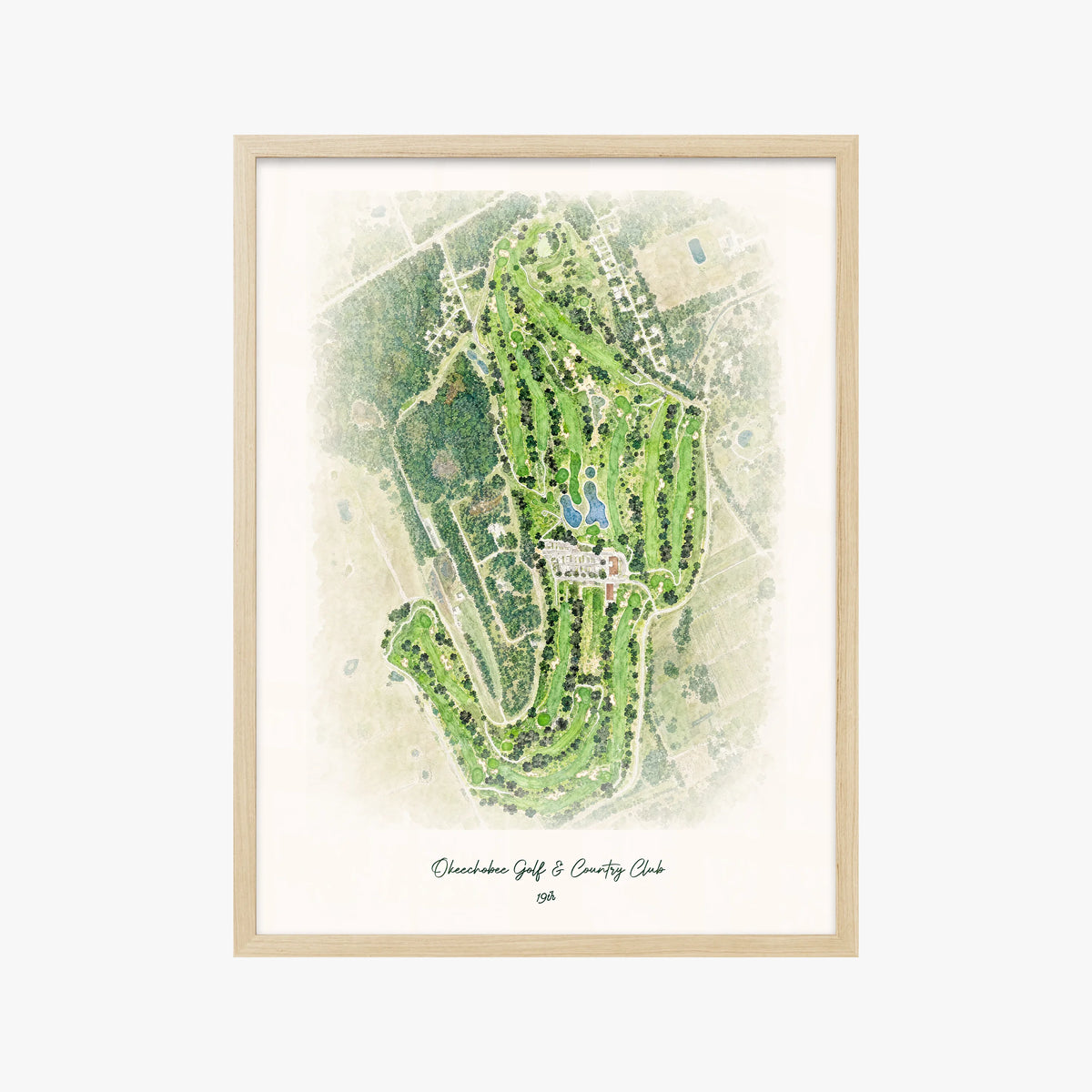 Okeechobee Golf & Country Club wood frame