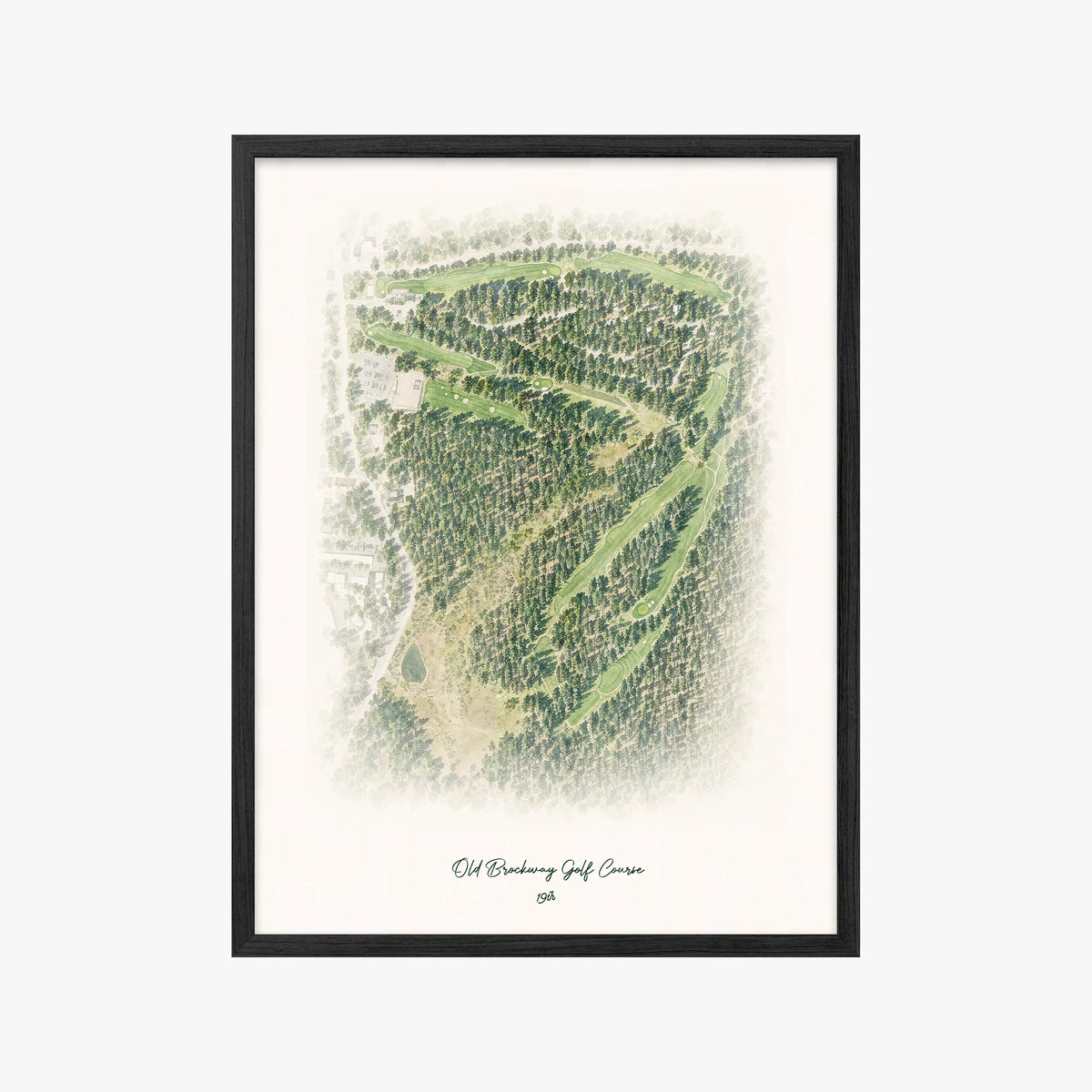 Old Brockway Golf Course black frame