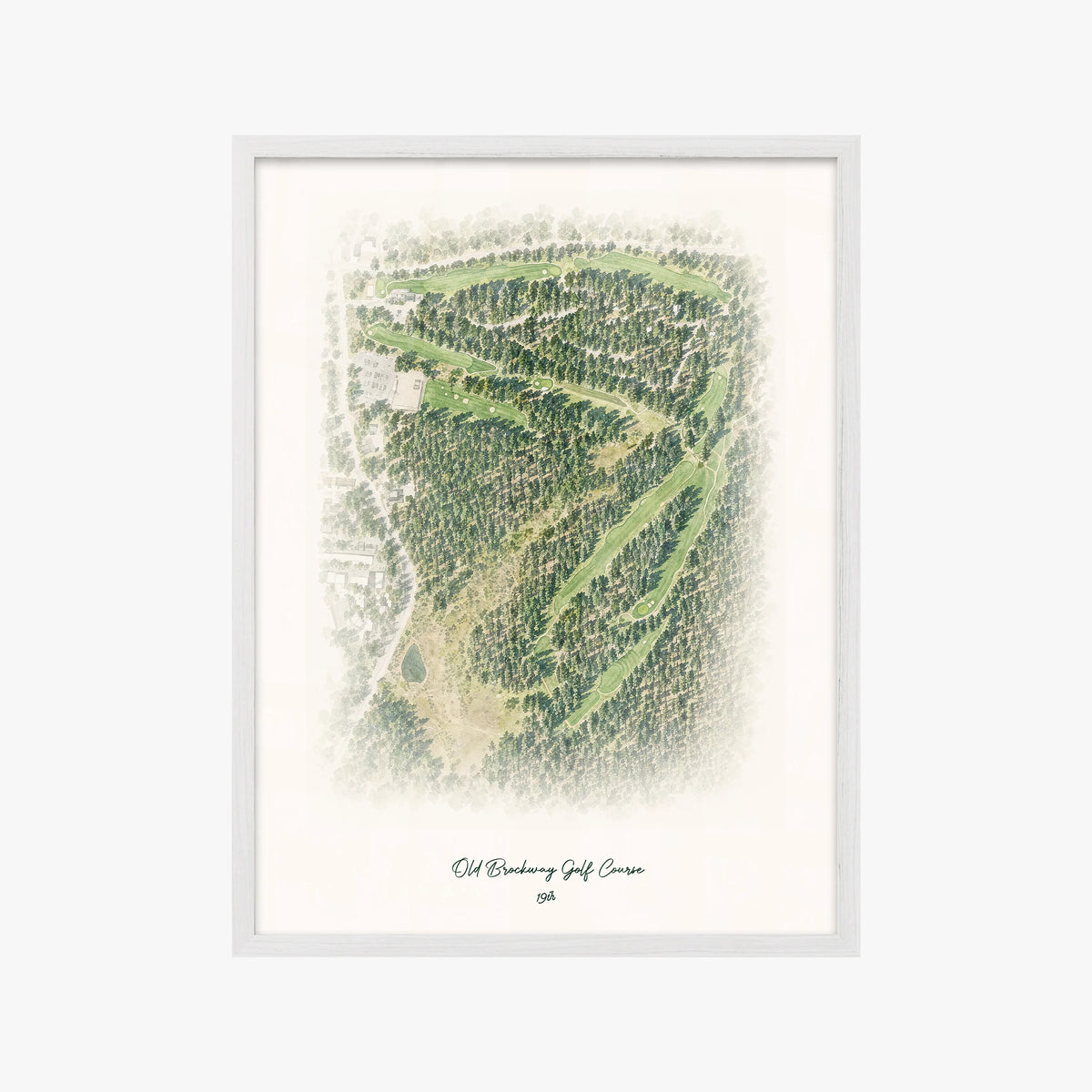 Old Brockway Golf Course white frame