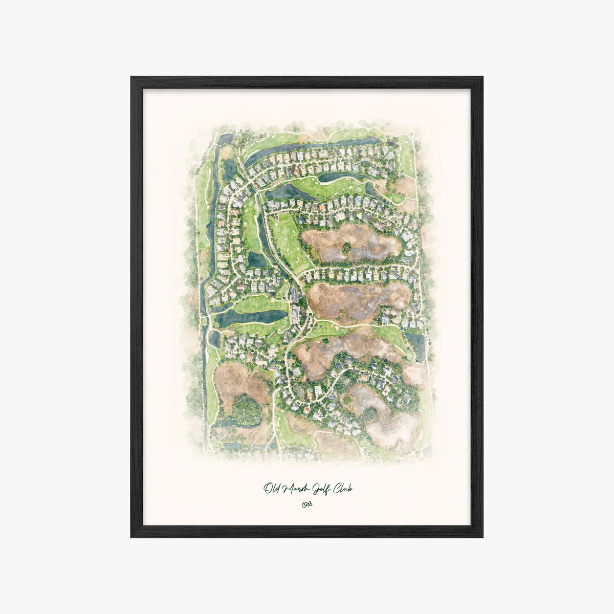 Old Marsh Golf Club black frame