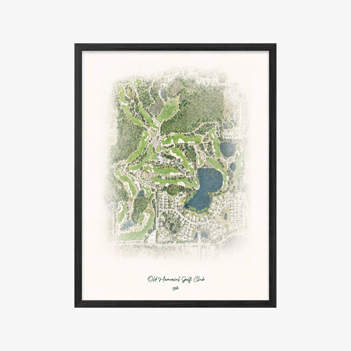 Old Memorial Golf Club black frame