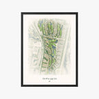 Old Palm Golf Club black frame