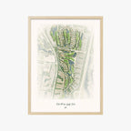 Old Palm Golf Club wood frame