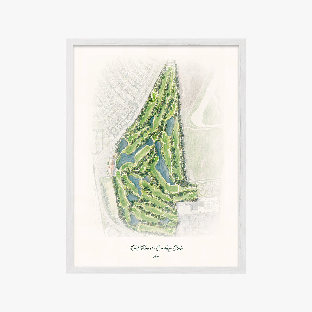 Old Ranch Country Club white frame