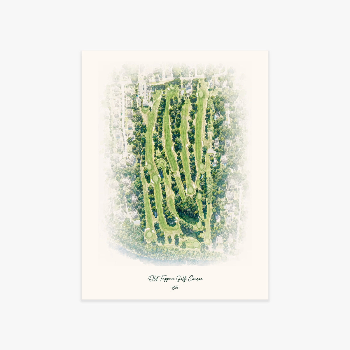 Old Tappan Golf Course printed artwork