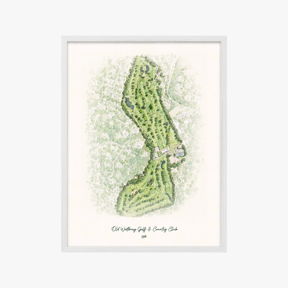 Old Westbury Golf & Country Club white frame