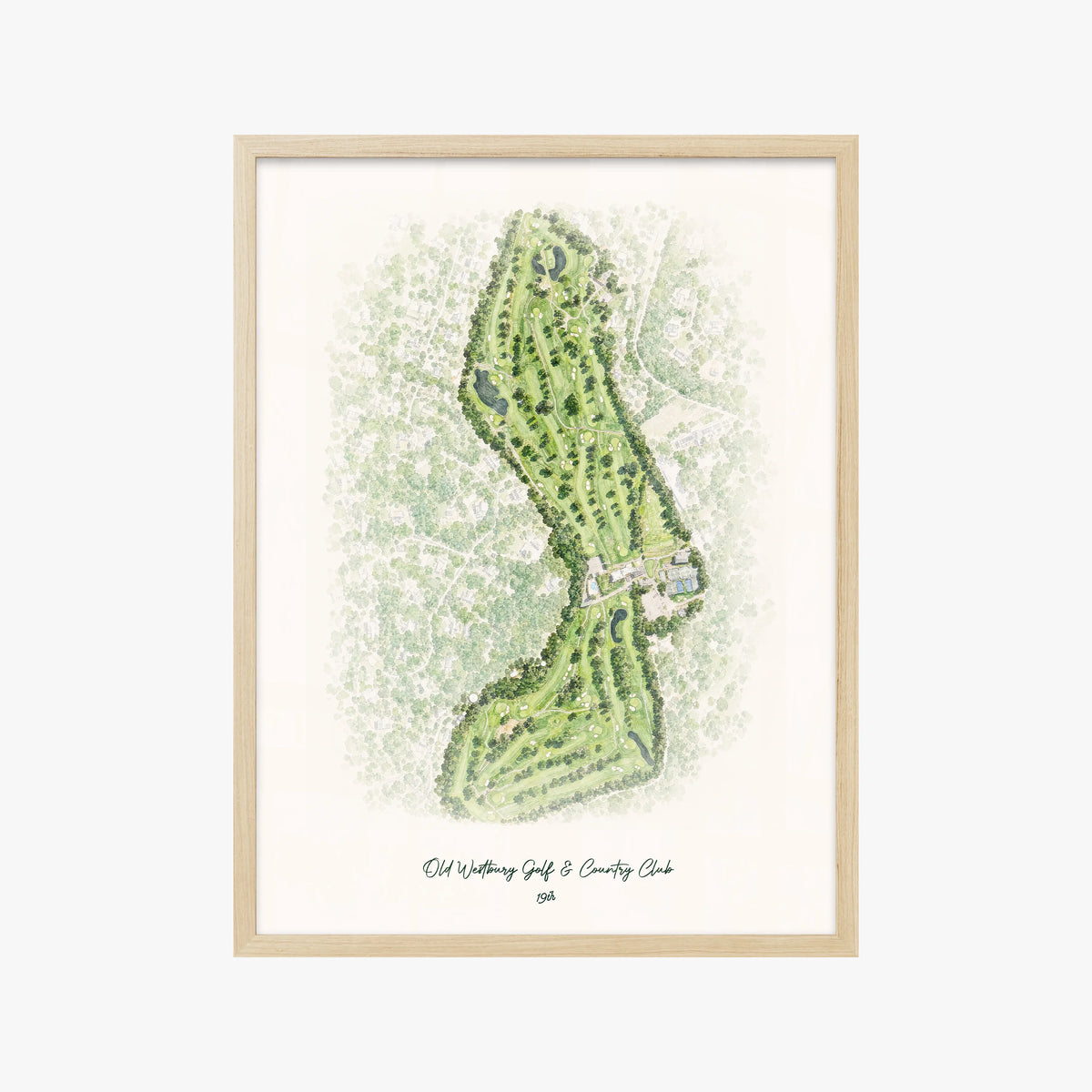 Old Westbury Golf & Country Club wood frame