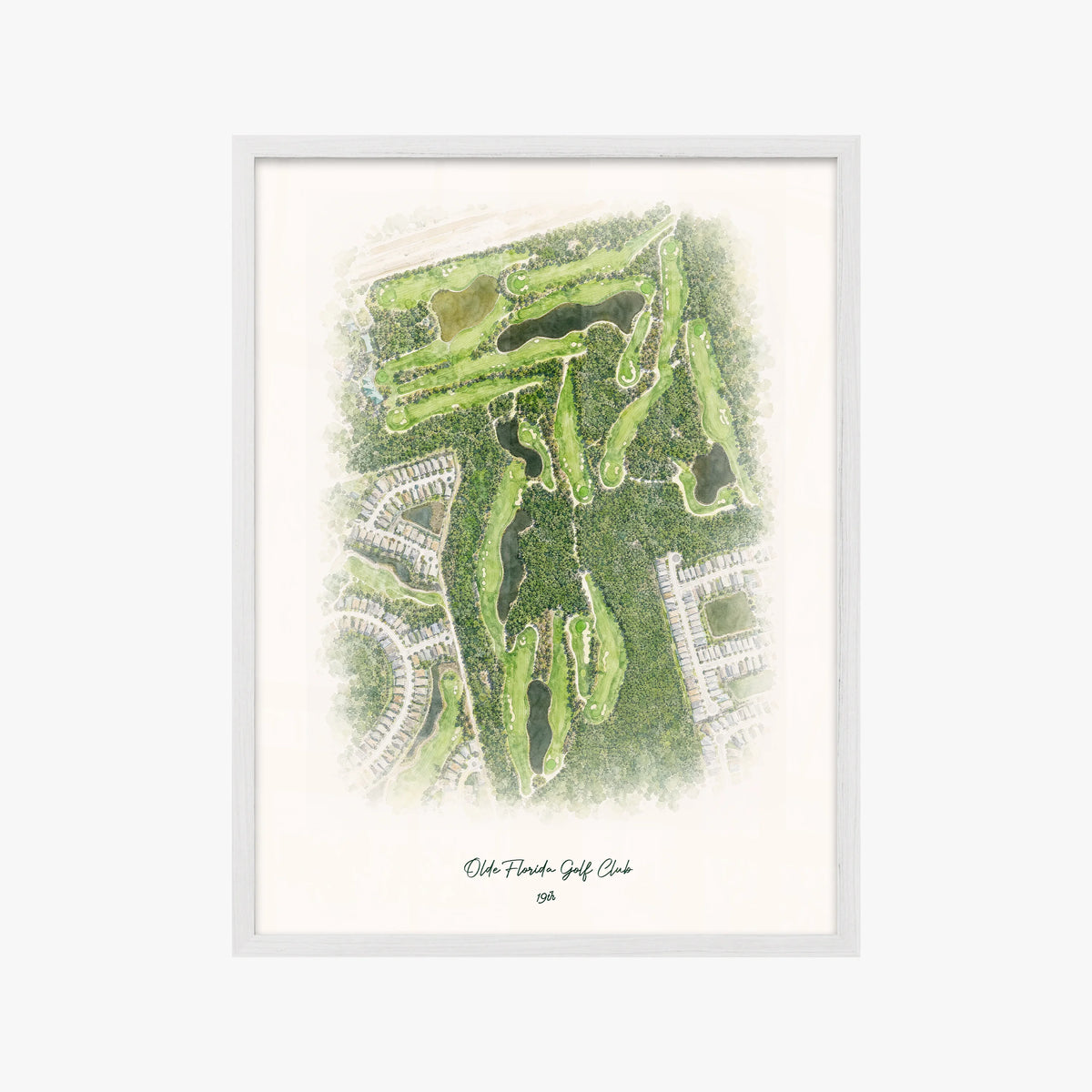 Olde Florida Golf Club white frame