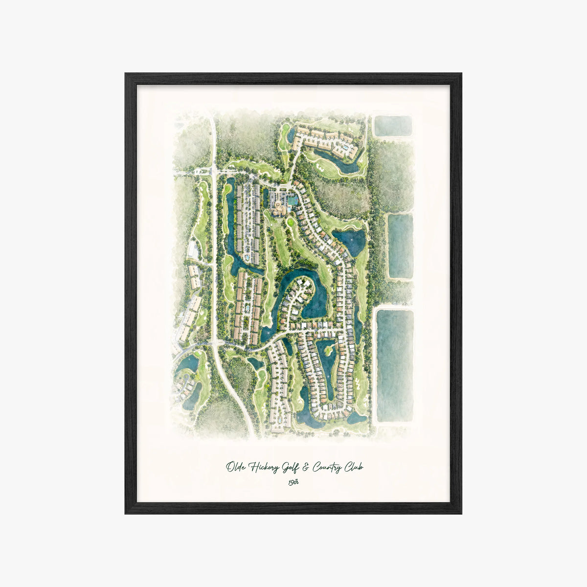 Olde Hickory Golf & Country Club black frame