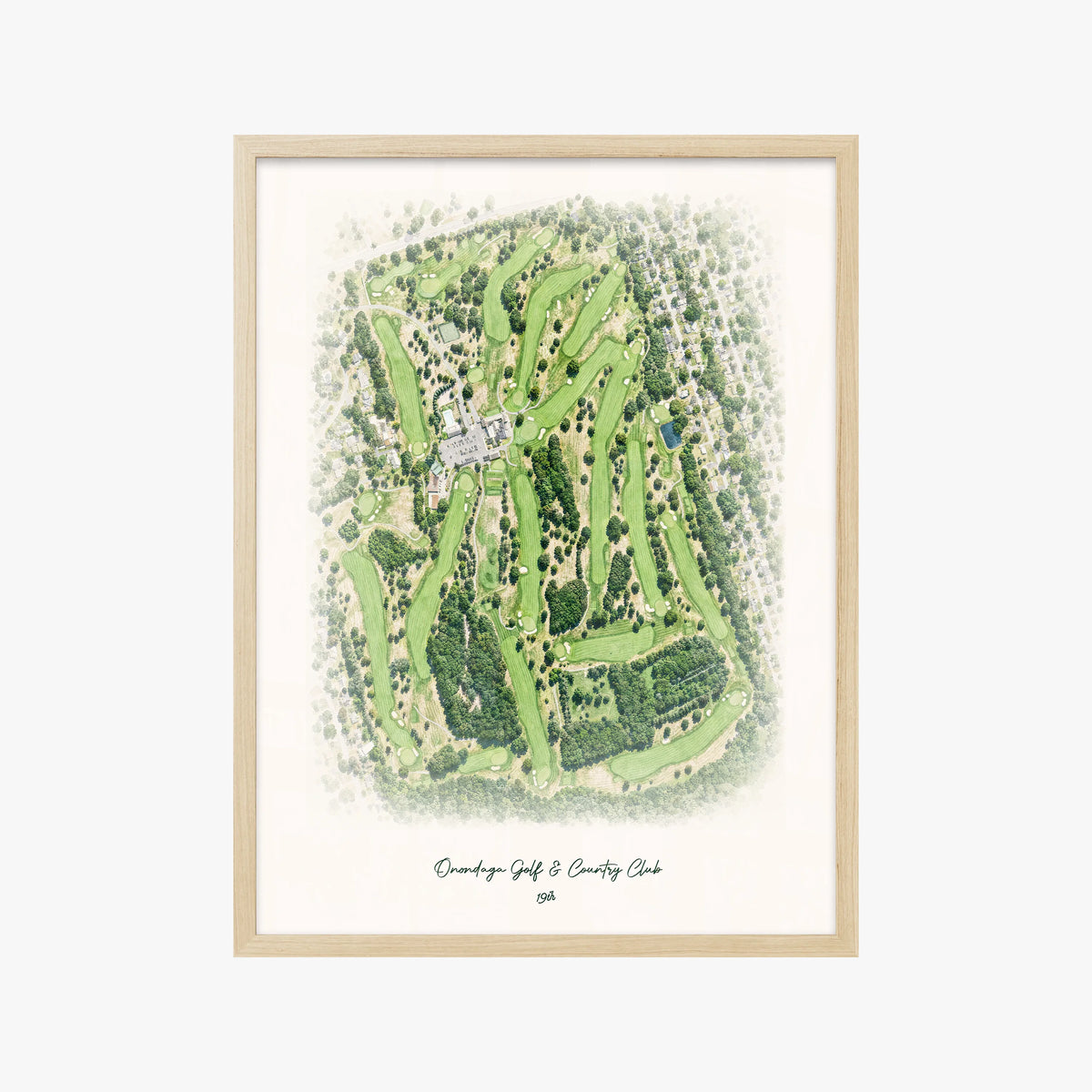 Onondaga Golf & Country Club wood frame