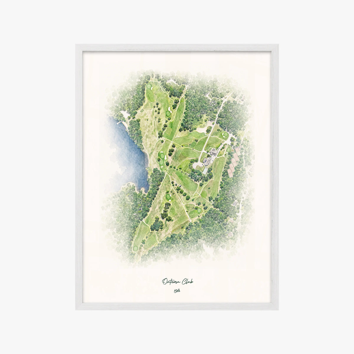 Onteora Club white frame