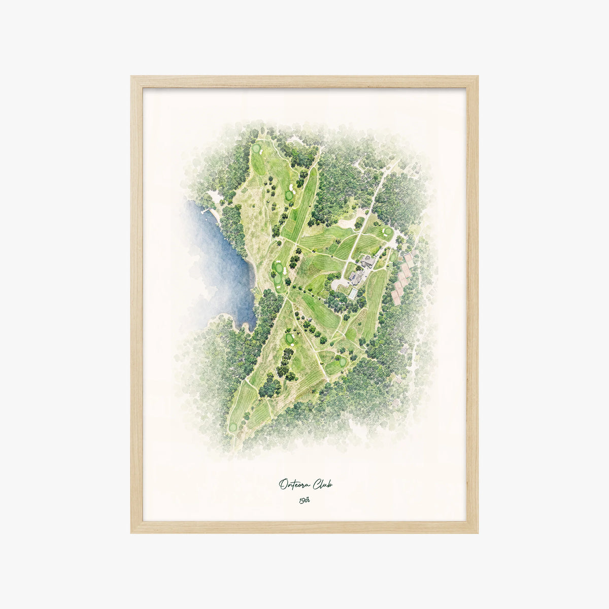 Onteora Club wood frame