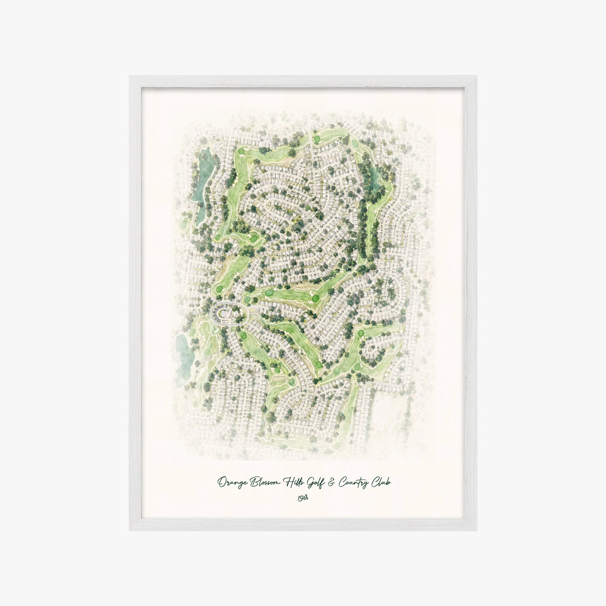 Orange Blossom Hills Golf & Country Club white frame