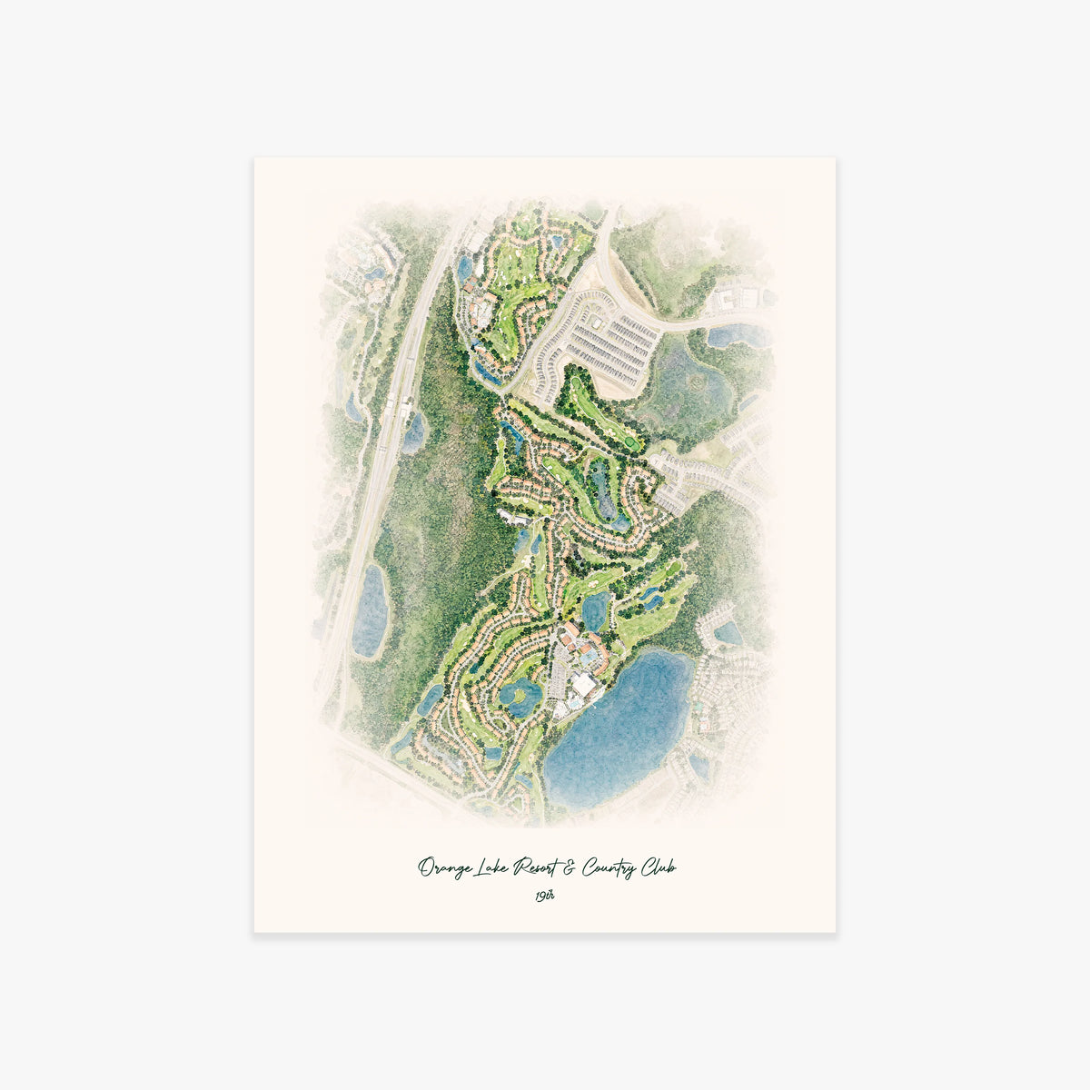 Orange Lake Resort & Country Club printed artwork