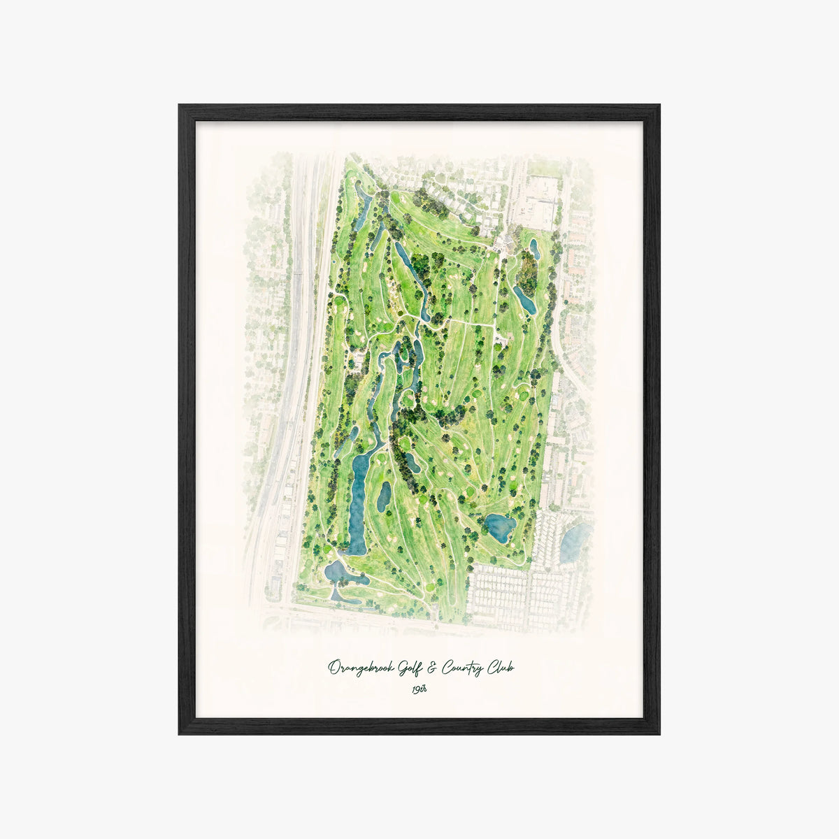 Orangebrook Golf & Country Club black frame